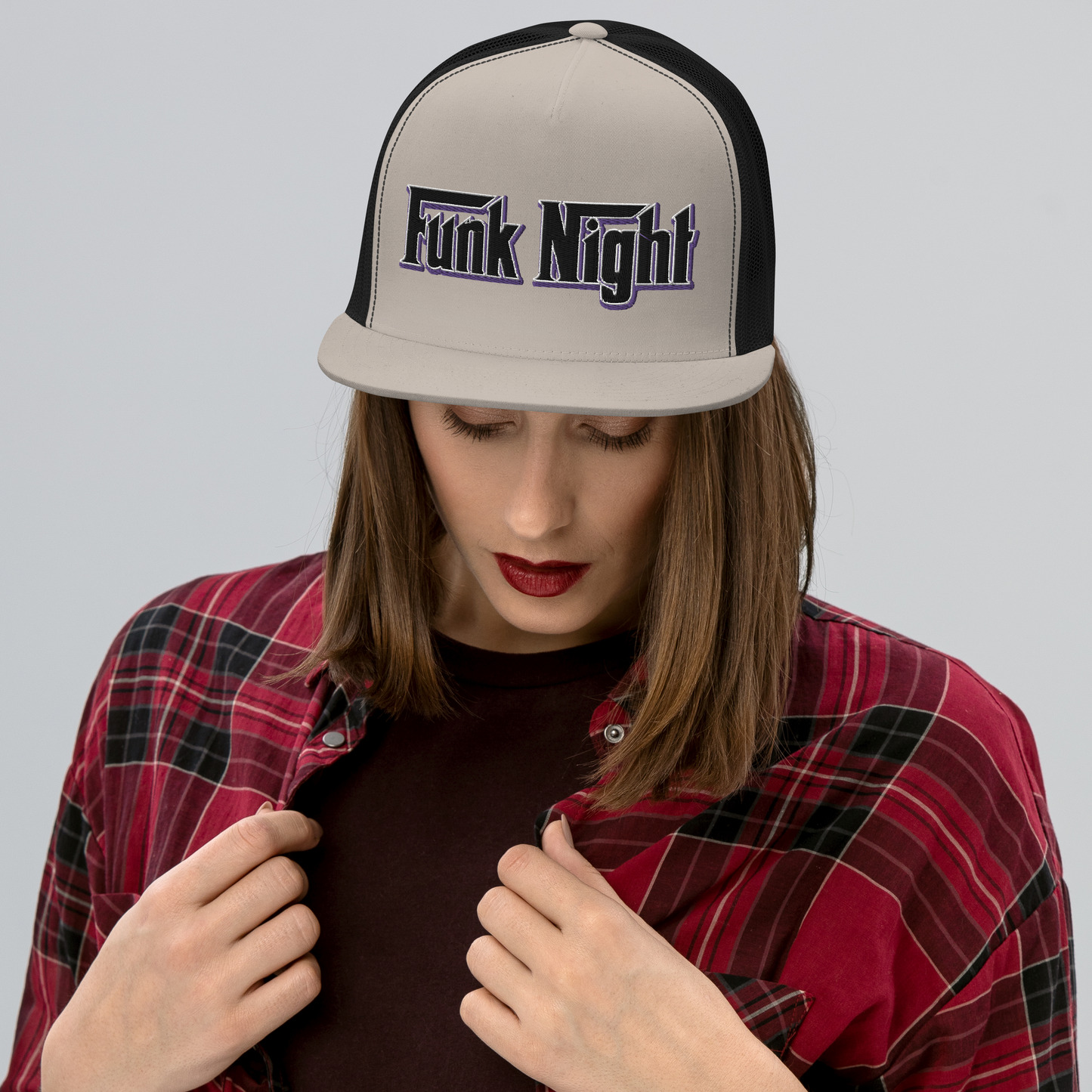 Funk Night Silver Trucker